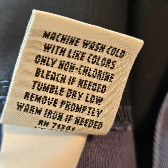 LL Bean Size 12 Regular Women's Original Fit Navy Blue Pants - Picture 9 of 10